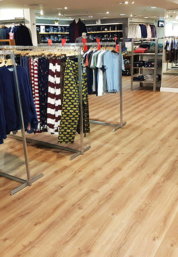 Vinyl Flooring for Retail Shop