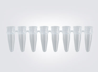 8 Streifen PCR-Rohr ohne Kappe