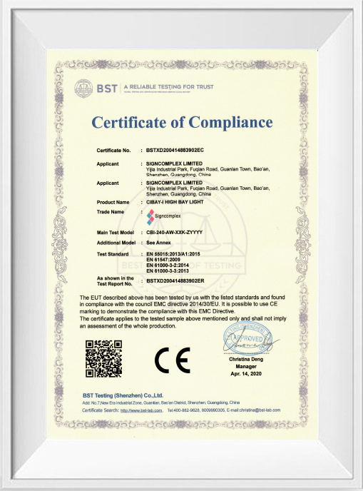 Emergency Light Supplier CE Certified