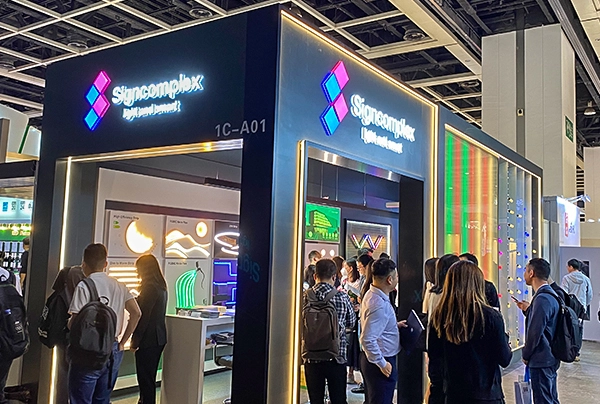 The 2023 Hong Kong International Lighting Fair (Spring Edition) Has Come to a Successful End With Continuous Crowds at the Signcomplex Booth