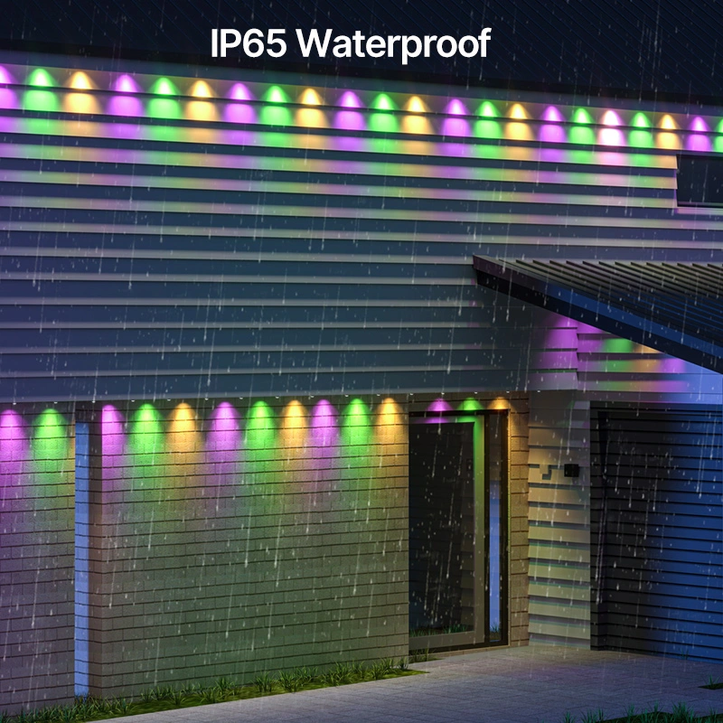 smart permanent outdoor string lights