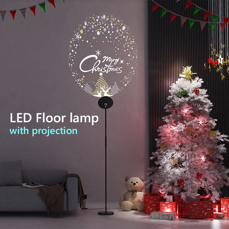 led floor lamp with projection