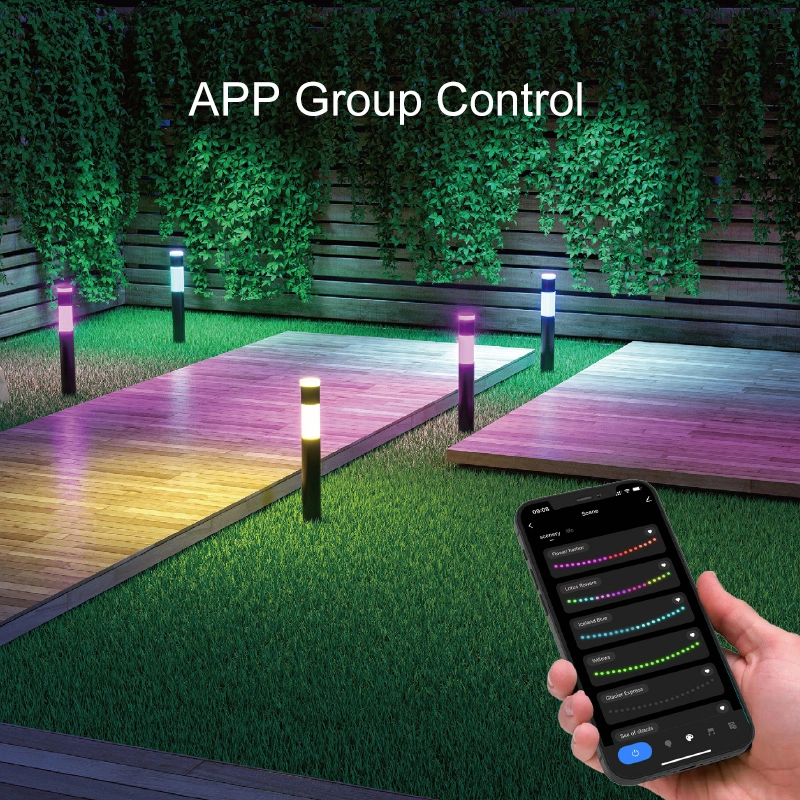 smart outdoor pathway light v52