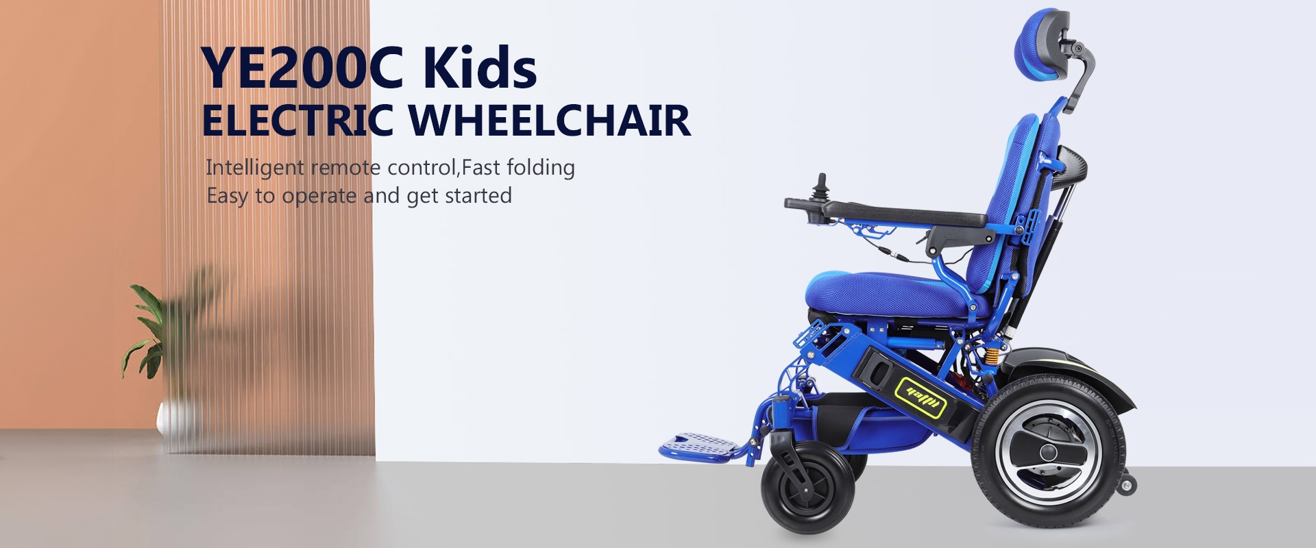 New Model YE200C Pediatric Electric Wheelchair 