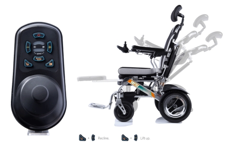 Quais são as vantagens de uma cadeira de rodas elétrica dobrável com um encosto reclinável?