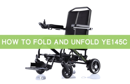 How To Fold And Unfold The YE245C Power Wheelchair?