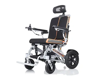 Electric Reclining Wheelchair | Dual Motors and Adjustable Headrest - Model YE100R