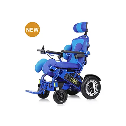 Remote Controlled Reclining And Folding Pediatric Electric Wheelchair - Model YE200C