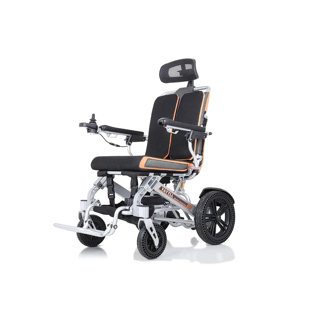 Folding Reclining Electric Wheelchair - Model YE100R